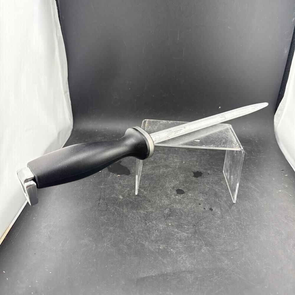 Zwilling JA Henckels Twin Four Star Sharpening Honing Steel Rod Solingen Germany